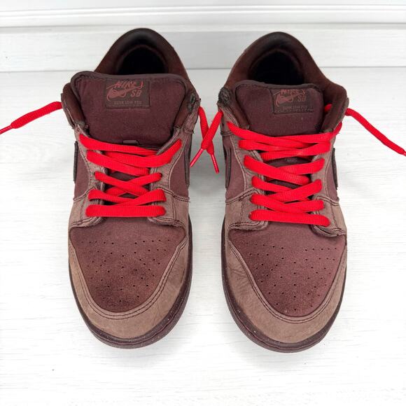 Nike SB Dunk Low Premium Burgundy Crush Dark Team Red Size 12 FN0619-600 w/ Box main image 9